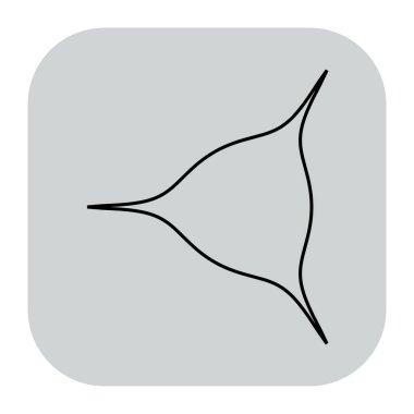 Soyut geometrik simge, sembol ögesi şekli