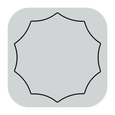 Soyut geometrik simge, sembol ögesi şekli