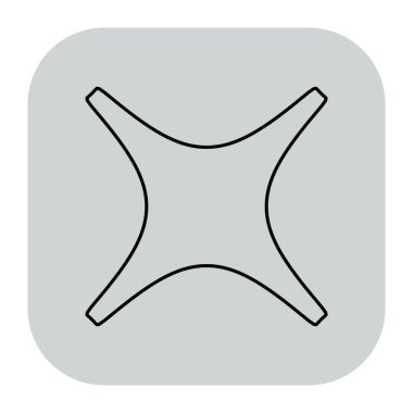 Soyut geometrik simge, sembol ögesi şekli