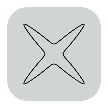 Soyut geometrik simge, sembol ögesi şekli