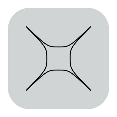 Soyut geometrik simge, sembol ögesi şekli