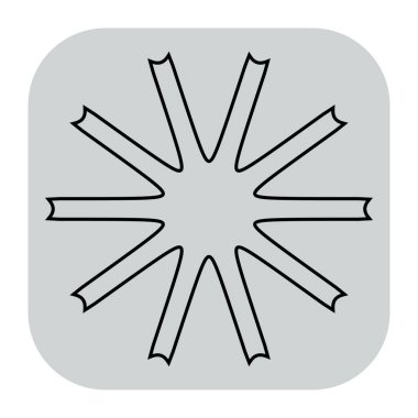 Soyut geometrik simge, sembol ögesi şekli