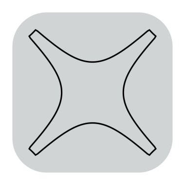 Soyut geometrik simge, sembol ögesi şekli