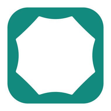 Soyut geometrik simge, sembol ögesi şekli