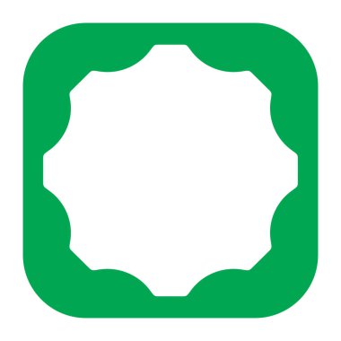 Soyut geometrik simge, sembol ögesi şekli