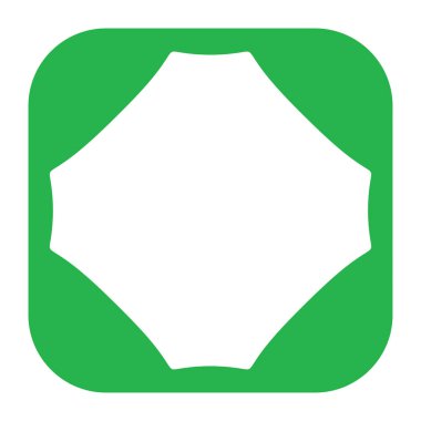 Soyut geometrik simge, sembol ögesi şekli