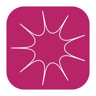 Soyut geometrik simge, sembol ögesi şekli