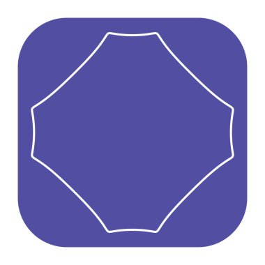 Soyut geometrik simge, sembol ögesi şekli