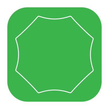 Soyut geometrik simge, sembol ögesi şekli