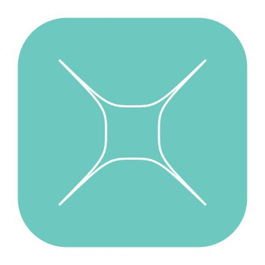 Soyut geometrik simge, sembol ögesi şekli