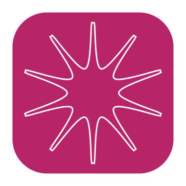 Soyut geometrik simge, sembol ögesi şekli