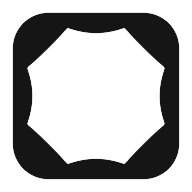 Soyut geometrik simge, sembol ögesi şekli