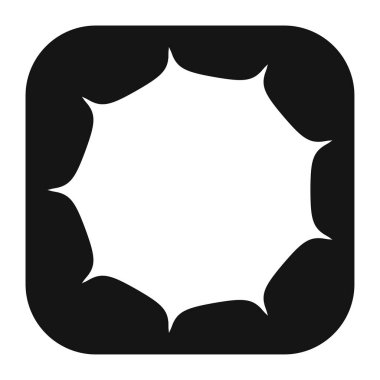 Soyut geometrik simge, sembol ögesi şekli