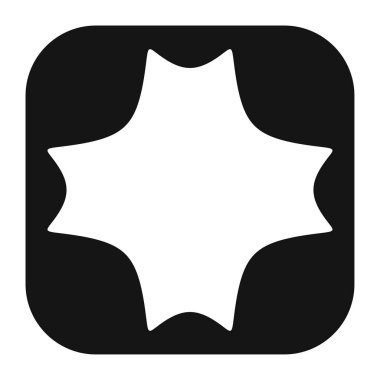 Soyut geometrik simge, sembol ögesi şekli