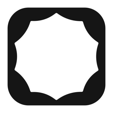 Soyut geometrik simge, sembol ögesi şekli