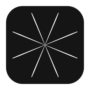 Soyut geometrik simge, sembol ögesi şekli