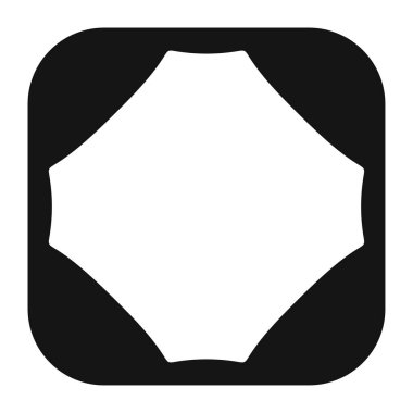 Soyut geometrik simge, sembol ögesi şekli