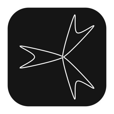 Soyut geometrik simge, sembol ögesi şekli