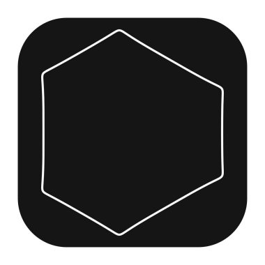 Soyut geometrik simge, sembol ögesi şekli