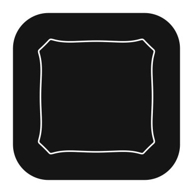 Abstract geometric icon, symbol element shape
