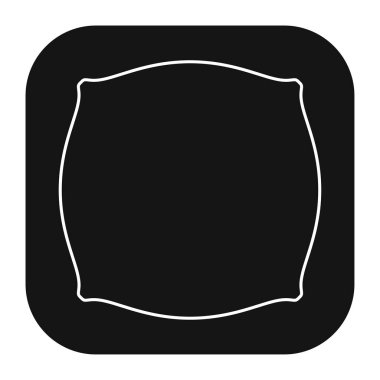 Abstract geometric icon, symbol element shape