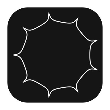 Soyut geometrik simge, sembol ögesi şekli