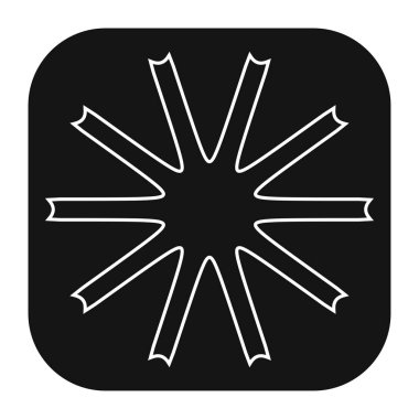 Soyut geometrik simge, sembol ögesi şekli