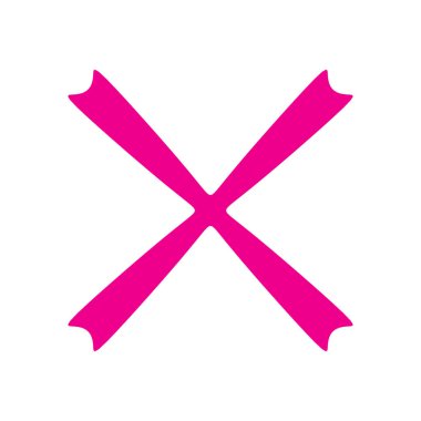 Soyut geometrik simge, sembol ögesi şekli