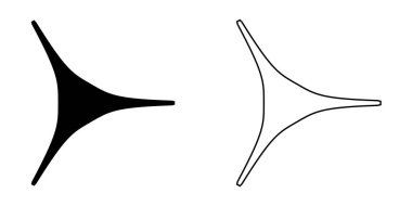 Soyut geometrik simge, sembol şekli. Stock vektör illüstrasyonu, klip- art grafikleri