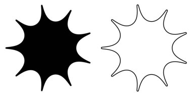 Soyut geometrik simge, sembol şekli. Stock vektör illüstrasyonu, klip- art grafikleri