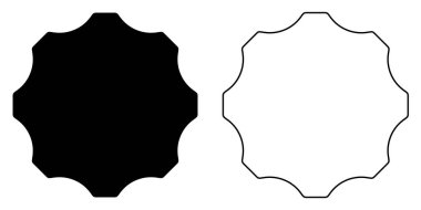Soyut geometrik simge, sembol şekli. Stock vektör illüstrasyonu, klip- art grafikleri