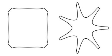 Soyut geometrik simge, sembol şekli. Stock vektör illüstrasyonu, klip- art grafikleri