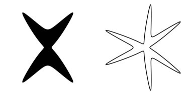 Soyut geometrik simge, sembol şekli. Stock vektör illüstrasyonu, klip- art grafikleri