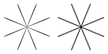 Soyut geometrik simge, sembol şekli. Stock vektör illüstrasyonu, klip- art grafikleri