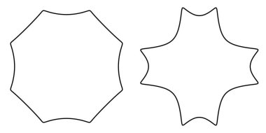 Soyut geometrik simge, sembol şekli. Stock vektör illüstrasyonu, klip- art grafikleri