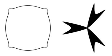 Soyut geometrik simge, sembol şekli. Stock vektör illüstrasyonu, klip- art grafikleri