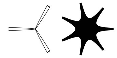 Soyut geometrik simge, sembol şekli. Stock vektör illüstrasyonu, klip- art grafikleri