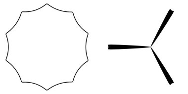 Soyut geometrik simge, sembol şekli. Stock vektör illüstrasyonu, klip- art grafikleri