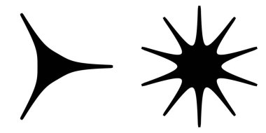 Soyut geometrik simge, sembol şekli. Stock vektör illüstrasyonu, klip- art grafikleri