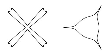 Soyut geometrik simge, sembol şekli. Stock vektör illüstrasyonu, klip- art grafikleri