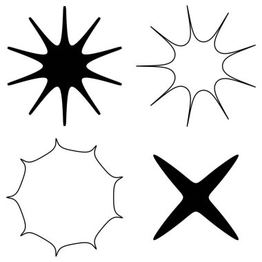 Soyut geometrik simge, sembol ögesi şekli