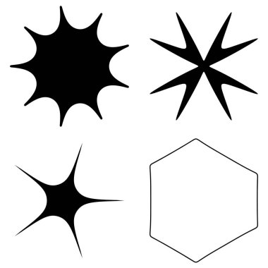 Soyut geometrik simge, sembol ögesi şekli