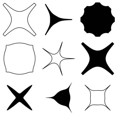 Soyut geometrik simge, sembol ögesi şekli