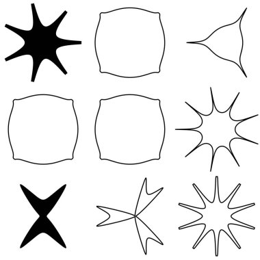 Soyut geometrik simge, sembol ögesi şekli