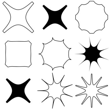 Soyut geometrik simge, sembol ögesi şekli