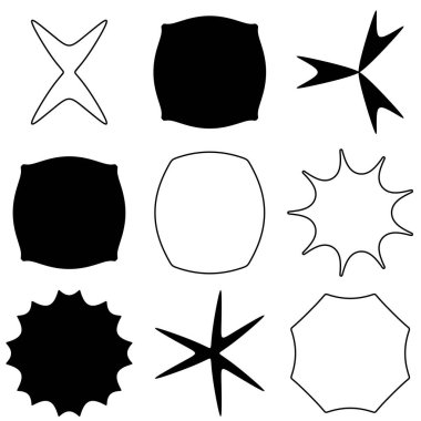 Soyut geometrik simge, sembol ögesi şekli