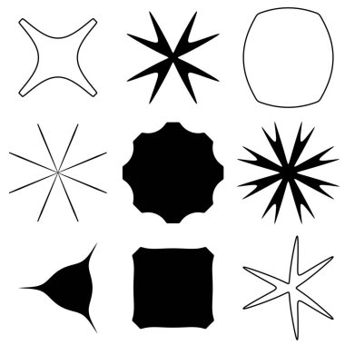 Soyut geometrik simge, sembol ögesi şekli