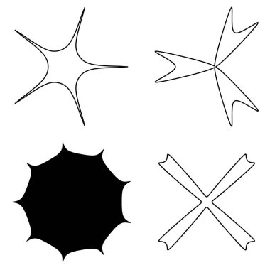 Soyut geometrik simge, sembol ögesi şekli