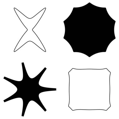 Soyut geometrik simge, sembol ögesi şekli