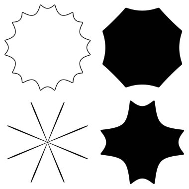 Soyut geometrik simge, sembol ögesi şekli